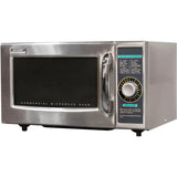 Sharp R21LCFS - Commercial Microwave Oven, 1.0 Cu. Ft., 1000 Watt, Dial Control