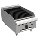 BakeMax BACGG18 - 18" Gas Radiant Charbroiler - 30,000 BTU
