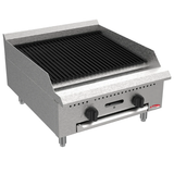 BakeMax BACGG24 - 24" Gas Radiant Charbroiler - 60,000 BTU