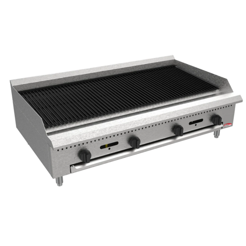 BakeMax BACGG48 - 48" Gas Radiant Charbroiler - 120,000 BTU