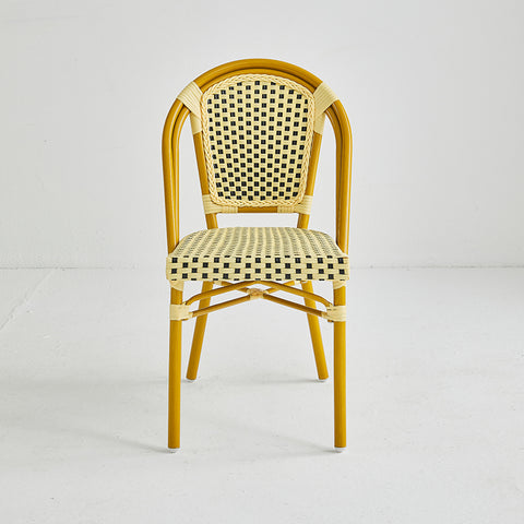 Direct Chairs BB-140-GOL-YEL-BLA - Restaurant patio chairs