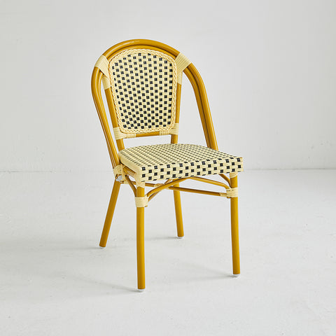 Direct Chairs BB-140-GOL-YEL-BLA - Restaurant patio chairs