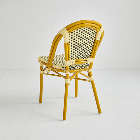 Direct Chairs BB-140-GOL-YEL-BLA - Restaurant patio chairs