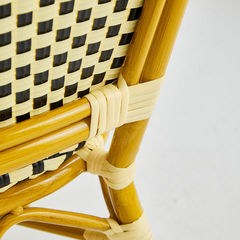 Direct Chairs BB-140-GOL-YEL-BLA - Restaurant patio chairs