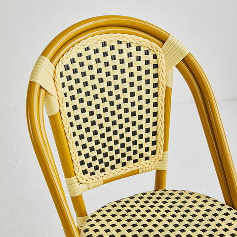 Direct Chairs BB-140-GOL-YEL-BLA - Restaurant patio chairs