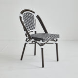 Direct Chairs BB-141-BRO-BLA-WHI - Restaurant patio chairs