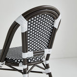 Direct Chairs BB-141-BRO-BLA-WHI - Restaurant patio chairs