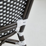 Direct Chairs BB-141-BRO-BLA-WHI - Restaurant patio chairs