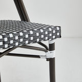 Direct Chairs BB-141-BRO-BLA-WHI - Restaurant patio chairs