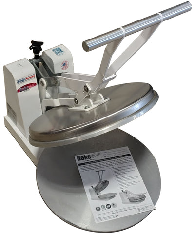 NEW - BakeMax - BMDM18NH Commercial Countertop No Heat Manual Cold Pizza Press