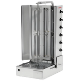 BakeMax BMDN1713R Heavy Duty Commercial Electric 6-Burner Shawarma Machine