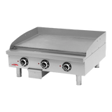 BakeMax BMPLS7IE020 Heavy Duty Countertop 24” Electric Thermostatic Flat Top Griddle