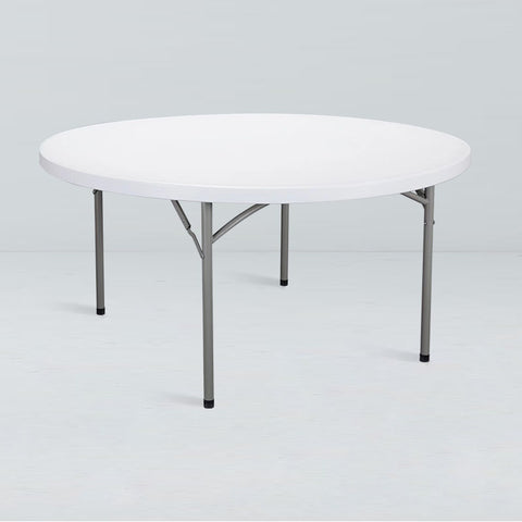 Direct Chairs BTR-60-WH - Plastic folding banquet table 60″ round (BTR-60-WH)