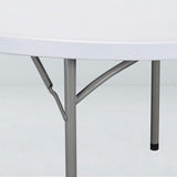 Direct Chairs BTR-60-WH - Plastic folding banquet table 60″ round (BTR-60-WH)