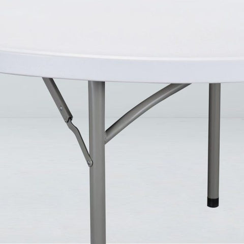 Direct Chairs BTR-60-WH - Plastic folding banquet table 60″ round (BTR-60-WH)