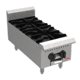 BakeMax BAFA2M-12 - Two Burner Gas Hot Plate - 50,000 BTU