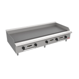 BakeMax BACG60 Commercial Countertop 60 Inch Manual Gas Griddle - 150,000 BTU