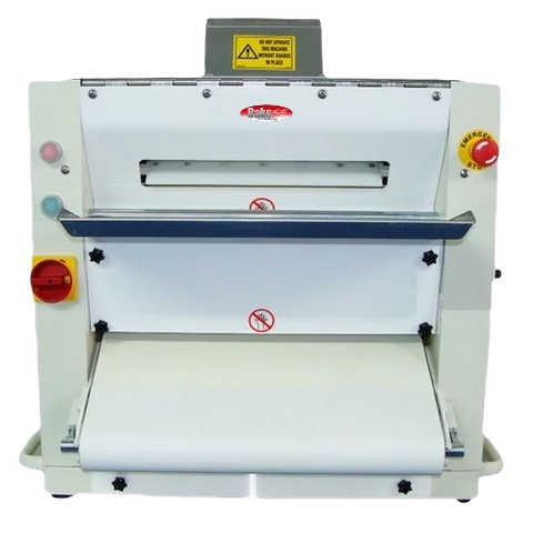 NEW - BakeMax - BMPS001 Commercial Countertop Heavy Duty 20 Inch Two Pass Pizza and Pie Dough Sheeter
