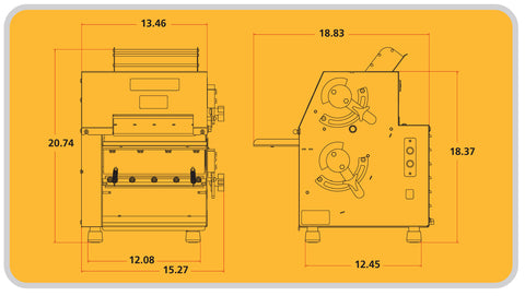 Somerset CDR-1100 Dough Roller