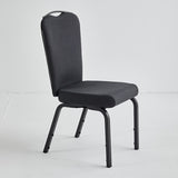 Direct Chairs CFB-22-BL-FA-GRY - Flex back stacking chair