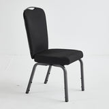Direct Chairs CFB-22-BL-FA-GRY - Flex back stacking chair