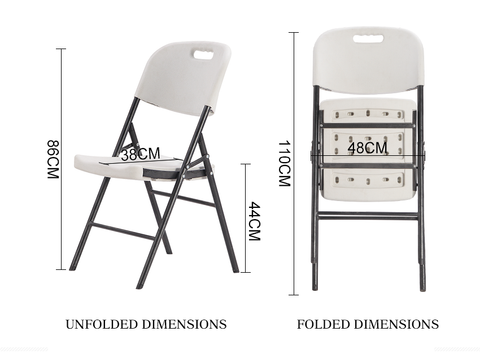 Direct Chairs CFD-38-WH - Folding chair