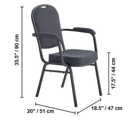Direct Chairs CCA-30 - Church chair with upholstered arms