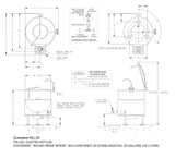 New - Cleveland KEL-25 Tri Leg Electric Kettle