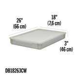 Cambro DB18263CW148 - Pizza Dough Boxes