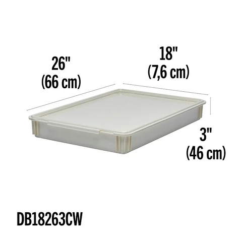 Cambro DB18263CW148 - Pizza Dough Boxes