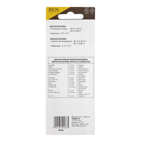BIOS DT166 - Hanging Fridge & Freezer Thermometer