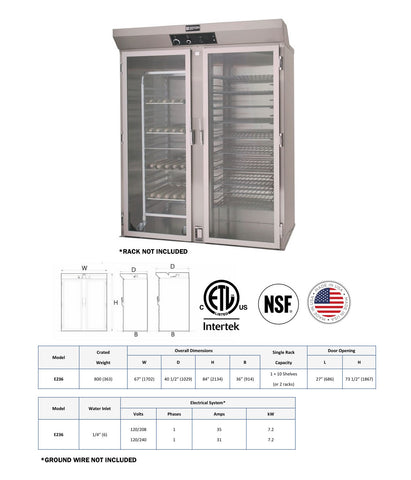 Reconditioned - Doyon E236 Double Door Proofer