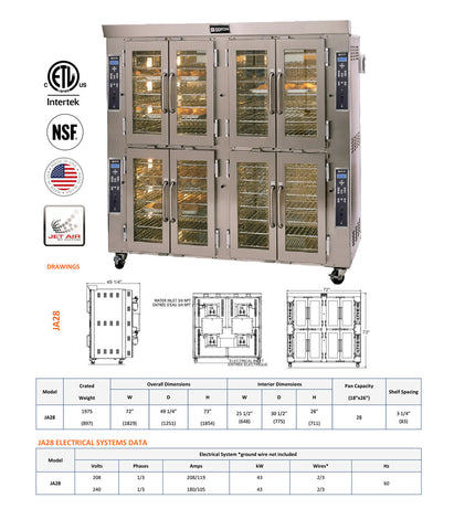 Reconditioned - Doyon JA28 Jet Air Oven