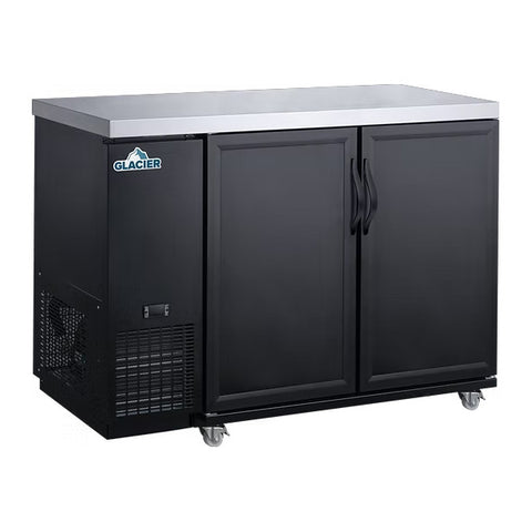 Glacier GBB-49 - 49.9" Bar Cooler with Two Swinging Solid Doors