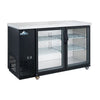 Glacier GBB-49G - 49.9" Bar Cooler with Two Swinging Glass Doors