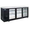 Glacier GBB-73GSD - 70.4" Bar Cooler with Three Sliding Glass Doors