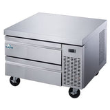 Glacier GCB-36 - 36" Two Drawer Refrigerated Chef Base