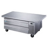 Glacier GCB-60 - 60" Two Drawer Refrigerated Chef Base with Overhanging Edge