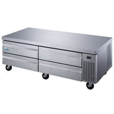 Glacier GCB-72 - 72" Four Drawer Refrigerated Chef Base