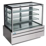 Glacier GDC-48SQ - 48" Floor Full Service Refrigerated Display Case