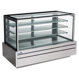 Glacier GDC-72SQ - 72" Floor Full Service Refrigerated Display Case