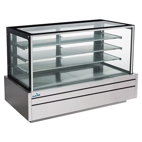 Glacier GDC-72SQ - 72" Floor Full Service Refrigerated Display Case