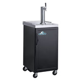 Glacier GDD-1 - 23.5" Bar Cooler with One Swinging Solid Door and One Beer Dispenser