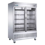 Glacier GF-2G - 55.2" Double Glass Door Display Freezer