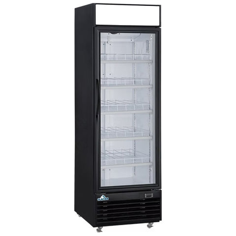 Glacier GM-12R - 24.75" Single Swinging Glass Door Display Cooler