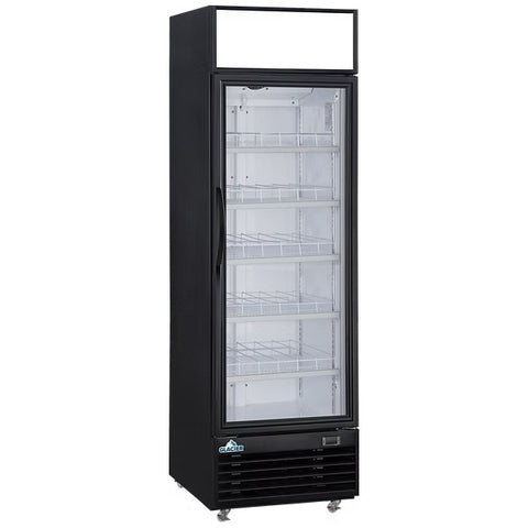 Glacier GM-15R - 24.75" Single Swinging Glass Door Display Cooler