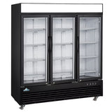 Glacier GM-3F - 78" Triple Swinging Glass Door Display Freezer