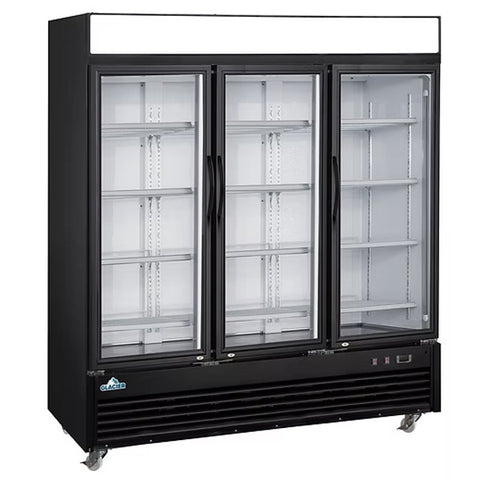 Glacier GM-3F - 78" Triple Swinging Glass Door Display Freezer