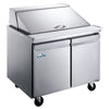 Glacier GMT-36-15 - 36.4" Mega Top Refrigerated Prep Table with Two Doors