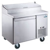Glacier GPP-44 - 44.7" Refrigerated Pizza Prep Table with One Door